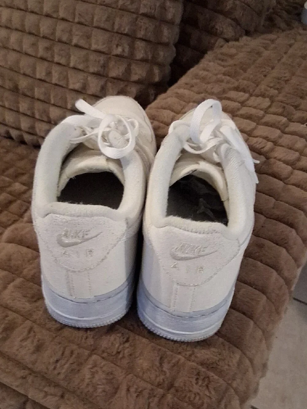 Nike White Low-Top Swoosh Sneakers